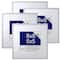 4 Pack Basics 5" x 5" Multipurpose Wall Frames By Studio Décor®